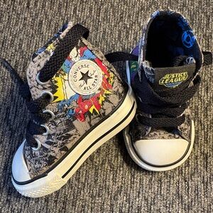 New Converse Chuck Taylor All Star Justice League Joker VS Superman Sneakers Sz2